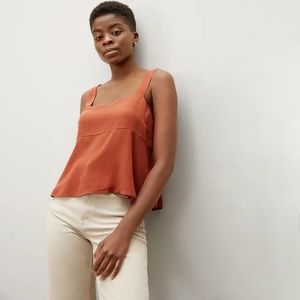 Everlane - The Clean Silk Picnic Top